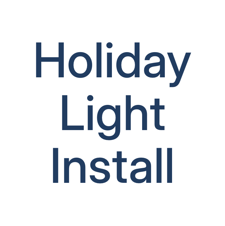 Holiday Light Install